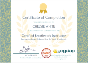 Certified Breathwork Instructor