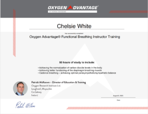 Oxygen Advantage Functional Breathing Instructor