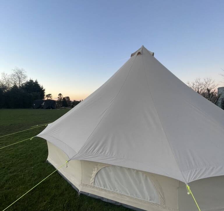 Heated Bell tent